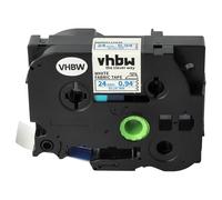vhbw 1x Ruban remplacement pour Brother TZE-FA5 pour imprimante d'étiquettes 3m x 24mm Bleu sur Blanc, thermocollant