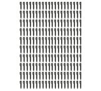 vhbw 200x piquets de fixation pour câble périphérique compatible avec Gardena Sileno robot tondeuse - Lot ancrages au sol, plastique, noir Noir G