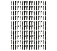 vhbw 200x piquets de fixation pour câble périphérique compatible avec Zuchetti robot tondeuse - Lot ancrages au sol, plastique noir