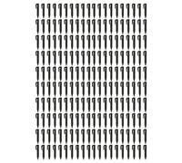 vhbw 200x piquets de Fixation pour câble périphérique Compatible avec Zuchetti Robot Tondeuse - Lot ancrages au Sol, Plastique Noir