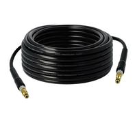 vhbw 20m Tuyau haute-pression compatible avec Kärcher K 6.95MD T100 WB 4F*FR, K 620 M * D nettoyeur haute pression - Filetage en laiton