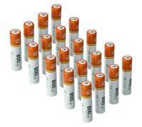 vhbw 20x Batterie AAA Micro Compatible avec Siemens Gigaset C430A Go, C430A, C430, C430AIP téléphone Fixe sans Fil (800mAh, 1,2V, NiMH)