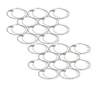 vhbw 20x Câble antivol Kensington pour Ordinateur Portable, Notebook - Verrou de sécurité avec Serrure à Combinaison, 1,8 m