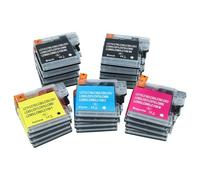 vhbw 20x Cartouches Compatible avec Brother MFC-355CW, MFC-295CN, MFC-295C, MFC-290C, MFC-255CW, MFC-250, DCP-J715W imprimante