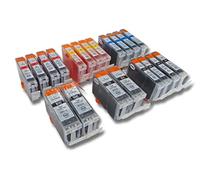 vhbw 20x Cartouches Compatible avec Canon Pixma MP520, MP510, MP500, IP6700, IP6600D, IP6700D, IX5000, IX4000 imprimante avec Puce