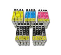 vhbw 20x Cartouches Compatible avec Epson Stylus CX6600, CX6650, CX6400, CX6500, CX3650 imprimante