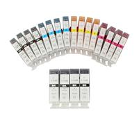 vhbw 20x Cartouches Remplacement pour Canon BCI-6Y