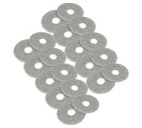 vhbw 20x compatible avec Dreame W10 Pro aspirateur robot - Lingettes tampon - tampon microfibre