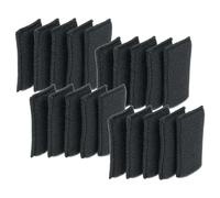 vhbw 20x filtre compatible avec Einhell TE-VC 18/10 Li-Solo, 18/10 Li-Solo; EX; NA aspirateur - Filtre en mousse noir