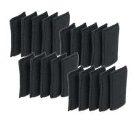 vhbw 20x filtre compatible avec Einhell TE-VC 18/10 Li-Solo, 18/10 Li-Solo; EX; NA aspirateur - Filtre en mousse noir
