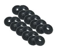 vhbw 20x Filtres à charbon actif compatible avec Beko HCA 62641, 63640BH, 62641BH, 62641WH, 63640, 92641bh, 93640, 63641BH, 92641WH hotte aspirante