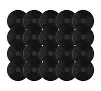 vhbw 20x Filtres à charbon actif compatible avec Exquisit EBH55, EBH75, EBH76, EBH76W, FKH96, KFD61, KD910-6, KFD31-6G hotte aspirante - 17,5 cm