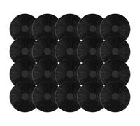 vhbw 20x Filtres à charbon actif compatible avec Schneider SL S 5-60 AWTZ, SL S 5-80 ABTZ, SL S 5-80 AWTZ, SL T2-60 IXTZ hotte aspirante - 17,5 cm