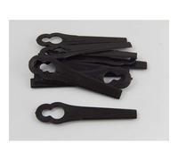 vhbw 20x Lames remplacement pour Ozito PXCLTA-20, PXCLTA-20U pour taille gazon - Lames de rechange, noir, plastique