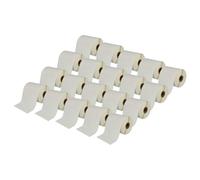 vhbw 20x Rouleau d'étiquettes 102mm x 44,3m (1 étiquette) remplacement pour Brother RD-S01E2 pour étiqueteuse