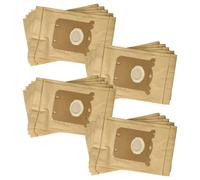 vhbw 20x Sacs compatible avec AEG Clario AEC 7570...7572 aspirateur - papier, 25,8cm x 16,2cm couleur sable