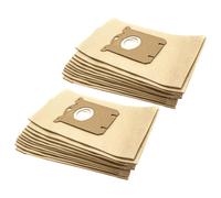 vhbw 20x Sacs compatible avec AEG/Electrolux AVC 2131 Viva Quickstop Champ, AVC 2132 Viva Quickstop aspirateur - marron