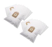 vhbw 20x Sacs compatible avec AEG System Pro P 1-999 aspirateur - microfibre non tissée, 32cm x 19cm blanc