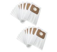 vhbw 20x Sacs compatible avec Alfatec Alpha 300, 300 - 400, 400E aspirateur - microfibres non tissées, small, 23,9cm x 15cm, blanc