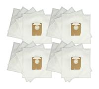 vhbw 20x Sacs compatible avec Bluesky ATB 14 R, BAP 1500, E 200 Optimo, TI 1400 aspirateur - microfibre non tissée, 27,6cm x 26,6cm blanc