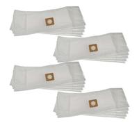 vhbw 20x Sacs compatible avec Bosch AdvancedVac 20 aspirateur - microfibre non tissée, 85cm x 22,75cm blanc