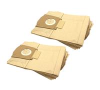 vhbw 20x Sacs compatible avec Bosch BBZ 4 AF 1, 4 AF 2, 51 AF, 51 AF ABC aspirateur - papier, 30cm x 21cm, couleur sable