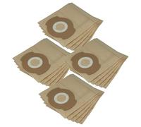 vhbw 20x Sacs compatible avec Bosch EasyVac 3 aspirateur - 18,1cm x 15,2cm marron
