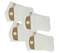 vhbw 20x Sacs compatible avec Cleancraft dryCAT 16 aspirateur - 36cm x 20cm blanc
