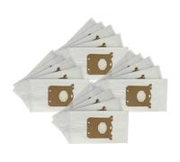 vhbw 20x Sacs compatible avec Electrolux Viva Quickstop ZVQ2100 - ZVQ2135 aspirateur - microfibre non tissée, 29cm x 16cm blanc