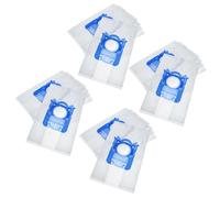 vhbw 20x Sacs compatible avec Eureka Europa, 6988 A, 6989 A aspirateur - microfibres non tissées, 17,1cm x 27,8cm blanc