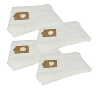 vhbw 20x Sacs compatible avec Filter Clean FA 2 aspirateur - microfibre non tissée, volume de 20 l, 47cm x 30cm blanc