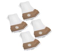 vhbw 20x Sacs compatible avec First Line Supermax 1200 aspirateur - microfibres non tissées, 39cm x 18cm, blanc