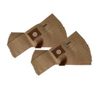vhbw 20x Sacs compatible avec Tennant 3400, 3410, 802224, 802225, 1067460, V5 aspirateur - papier, 26cm x 20cm, couleur sable