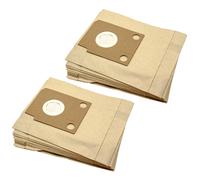 vhbw 20x Sacs compatible avec Hoover SC 221 Alpina, SC 225 Alpina, SC 227 Alpina aspirateur - papier, 26cm x 21cm, couleur sable