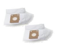 vhbw 20x Sacs compatible avec Hoover Super Sprint Maestro, Niagara, Talent aspirateur - microfibres non tissées, 28cm x 24cm blanc