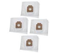 vhbw 20x Sacs compatible avec Hoover TFS 5203P011, TFS 5204 011, TFS5204011 aspirateur - microfibre non tissée, 23,7cm x 26,8cm blanc