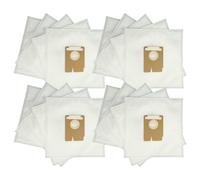 vhbw 20x Sacs compatible avec Hoover TFV 2015 001, TFV2015 013, TFV 2015 011 aspirateur - microfibre non tissée, 27,6cm x 26,6cm blanc