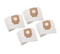 vhbw 20x Sacs compatible avec Hoover TRTW1750 019, TRTW1750 021, TRTW1780011, TW1740019 aspirateur - papier, 16,5cm x 18cm, beige