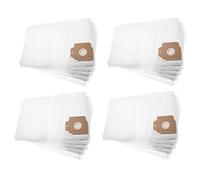 vhbw 20x Sacs compatible avec Kärcher CV 30/1, CV 3.000, CV 30/1 Professional aspirateur - microfibre non tissée, 40,45cm x 25,6cm blanc