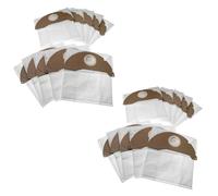 vhbw 20x sacs compatible avec Kärcher KNT 2 Premium AS, MV 2, SE 2001 aspirateur - microfibres non tissées, 24,5cm x 23,5cm, blanc