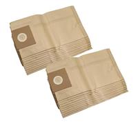 vhbw 20x sacs compatible avec Kärcher NT 35/1 Eco/TE, NT 351 Eco, NT 351 Eco/Profi/HO, NT 361 aspirateur - papier, marron