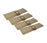 vhbw 20x Sacs compatible avec Kärcher WD 1 Compact Battery, WD 1 Compact Battery Set aspirateur - 54cm x 12cm marron