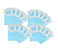 vhbw 20x Sacs compatible avec Makita CL107D, CL121DZX, CL121DZ, CL121D, DCL140, CL183D aspirateur - 12,5cm x 0,7cm bleu clair