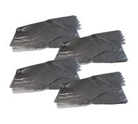 vhbw 20x Sacs compatible avec Makita VC1310L*, VC005GL* aspirateur - polyéthylène, 64cm x 66cm gris argenté