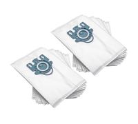 vhbw 20x Sacs compatible avec Miele Anniversary 100, Automatic, Argento, Artico aspirateur - microfibres non tissées, 27,5cm x 18cm, blanc