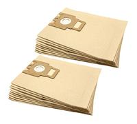 vhbw 20x Sacs compatible avec Miele Electronic 3100, 3200, 3300, 3400, 3500, 3600 aspirateur - papier, 28,5cm x 22cm, couleur sable