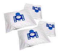 vhbw 20x Sacs compatible avec Miele Electronic 3700, 3850, 3800, 5100 aspirateur - microfibre non tissée, Typ F/J, 27cm x 20cm blanc