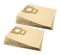 vhbw 20x Sacs compatible avec Miele Premium + SEB236, PremiumEdition S4 aspirateur - papier, 28,5cm x 22cm, couleur sable