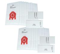 vhbw 20x Sacs compatible avec Miele Young Style aspirateur - microfibres non tissées, 27,5cm x 18cm blanc