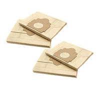 vhbw 20x Sacs compatible avec Moulinex 1350 Power Clean, 1600 Power Clean aspirateur - papier, 22,5cm x 20,5cm, couleur sable